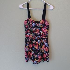 Band Of Gypsies Floral Romper